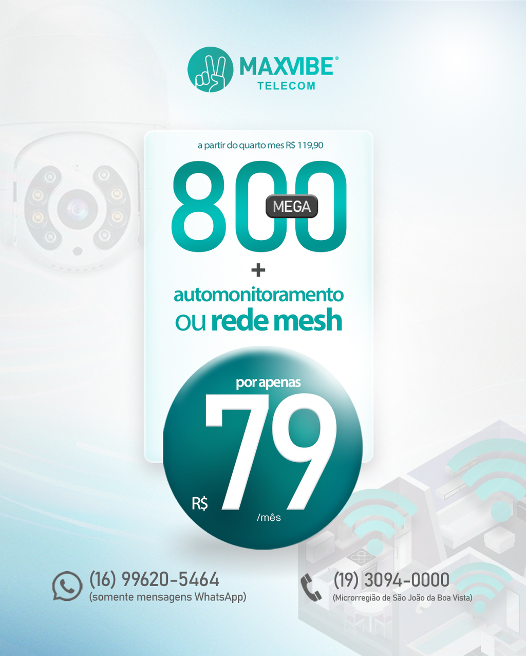 A Internet Fibra Óptica da MaxVibe é ideal para quem busca velocidade real, estabilidade e qualidade de conexão para o dia a dia. Com tecnologia 100% fibra, você navega, trabalha, estuda e se diverte sem quedas ou lentidão, mesmo com vários dispositivos conectados. A Internet Rural da MaxVibe foi desenvolvida para levar conexão de qualidade para áreas afastadas, sítios, fazendas e zonas rurais, garantindo acesso estável para trabalho, comunicação e lazer.